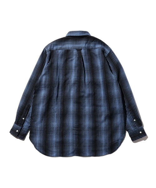 BEAMS PLUS BD FLANNEL SHIRT - NAVY – Lennox & Harvey