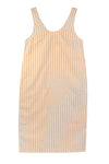SIMPLY CHIC LINEN SHIFT DRESS - CITRUS STRIPE