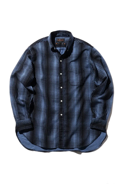 BEAMS PLUS BD FLANNEL SHIRT - NAVY – Lennox & Harvey