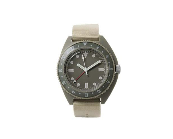BEAMS PLUS MILITARY TRAVEL WATCH P24 - SAGE – Lennox & Harvey