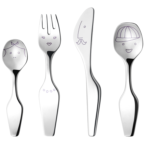 ALFREDO THE TWIST FAMILY KIDS CUTLERY SET – Lennox & Harvey