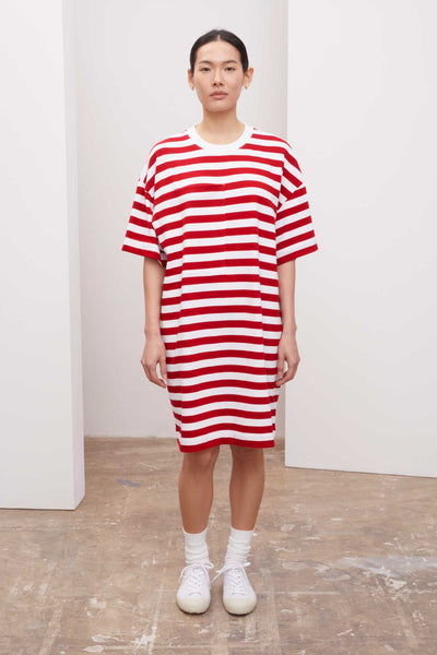 Red tee dress sales