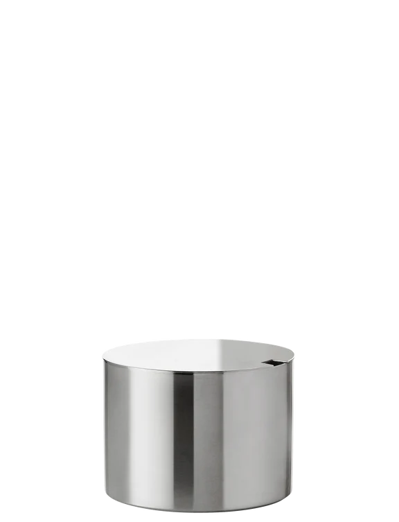 ARNE JACOBSON SUGAR BOWL - STAINLESS STEEL