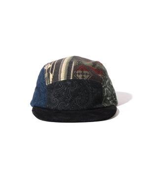 BEAMS PLUS MULTI 5 PANEL CAP - BLACK
