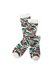 PILE CAMO CREW SOCKS - IVORY