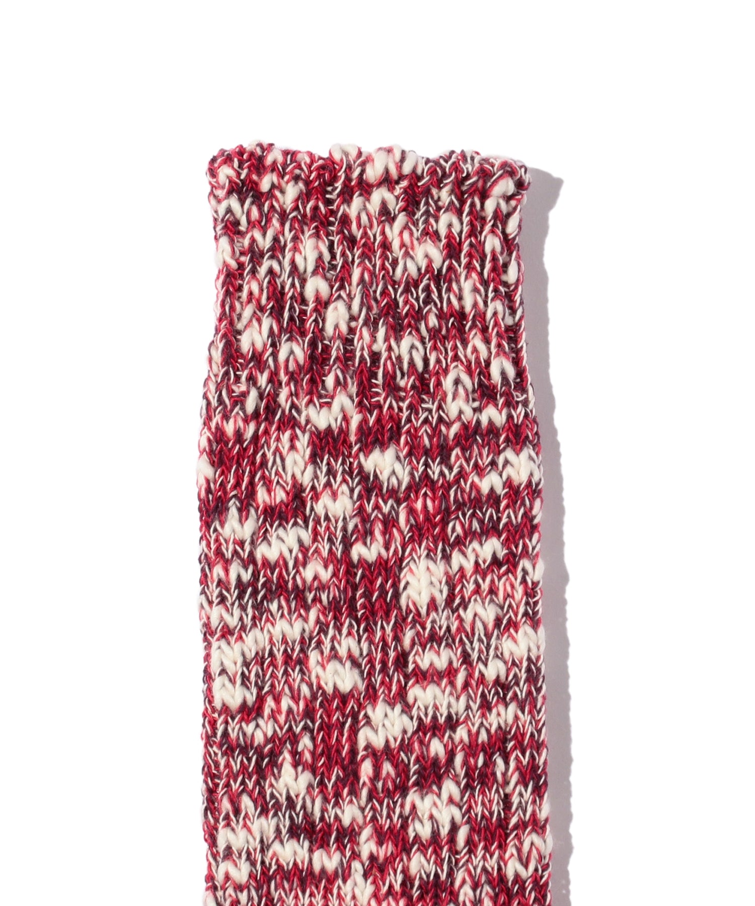 BEAMS PLUS SLUB SOCKS - RED