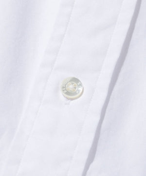 BEAMS PLUS BUTTON DOWN BROAD COLLAR OXFORD - WHITE