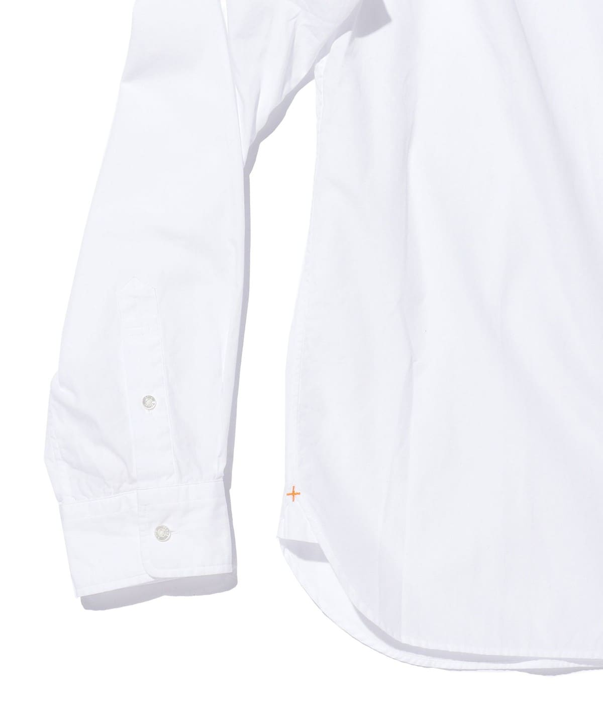 BEAMS PLUS BUTTON DOWN BROAD COLLAR OXFORD - WHITE