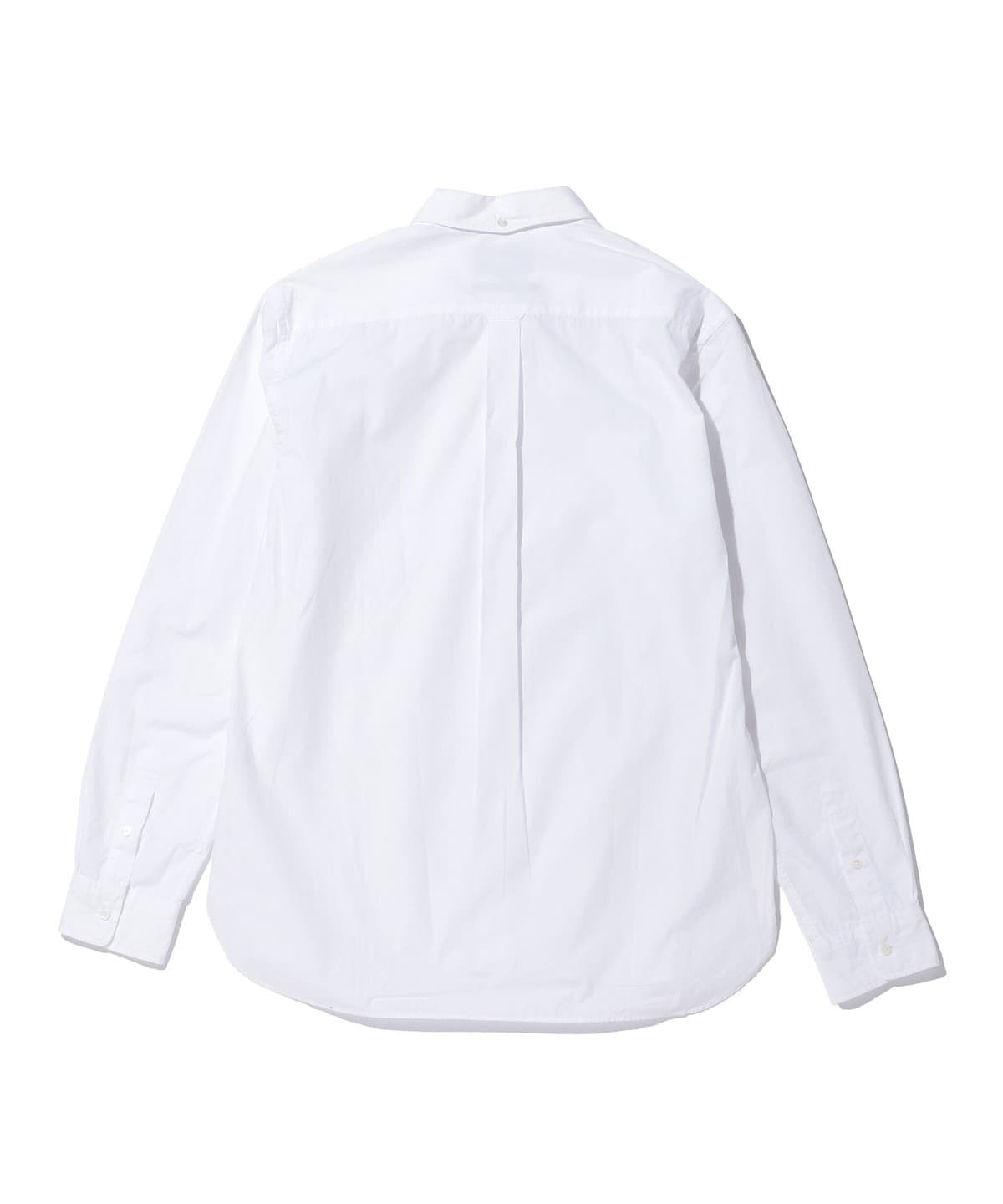 BEAMS PLUS BUTTON DOWN BROAD COLLAR OXFORD - WHITE