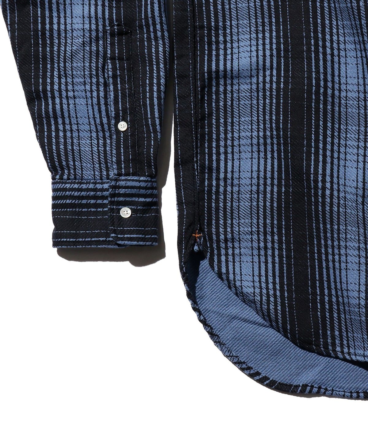 BEAMS PLUS BD FLANNEL SHIRT - NAVY