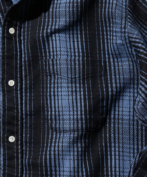 BEAMS PLUS BD FLANNEL SHIRT - NAVY