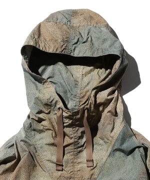 BEAMS PLUS MILITARY SMOCK NYLON JACKET  - BEIGE