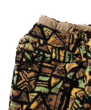 BEAMS PLUS GYM PANTS WIDE JACQUARD - BATIK