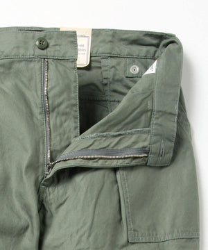 BEAMS PLUS 1 PLEAT BAKER PANTS - OLIVE