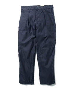 BEAMS PLUS 1 PLEAT BAKER PANTS - NAVY