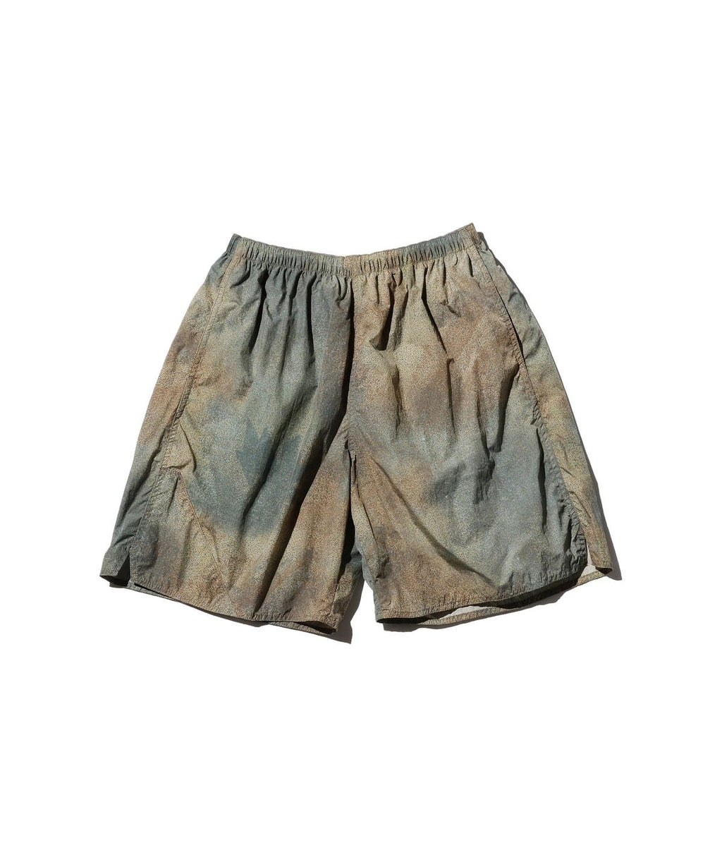 BEAMS PLUS MILITARY NYLON ATHLETIC SHORTS - BIEGE