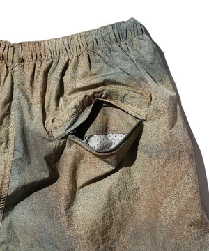 BEAMS PLUS MILITARY NYLON ATHLETIC SHORTS - BIEGE