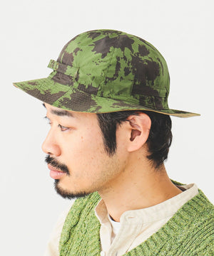 BEAMS PLUS MILITARY REVERSIBLE SUN HAT - OLIVE