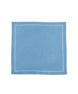 BEAMS PLUS DISCHARGE PRINTING BANDANA  - LIGHT BLUE / SMALL DOTS
