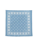 BEAMS PLUS DISCHARGE PRINTING BANDANA  - LIGHT BLUE / LARGE DOTS