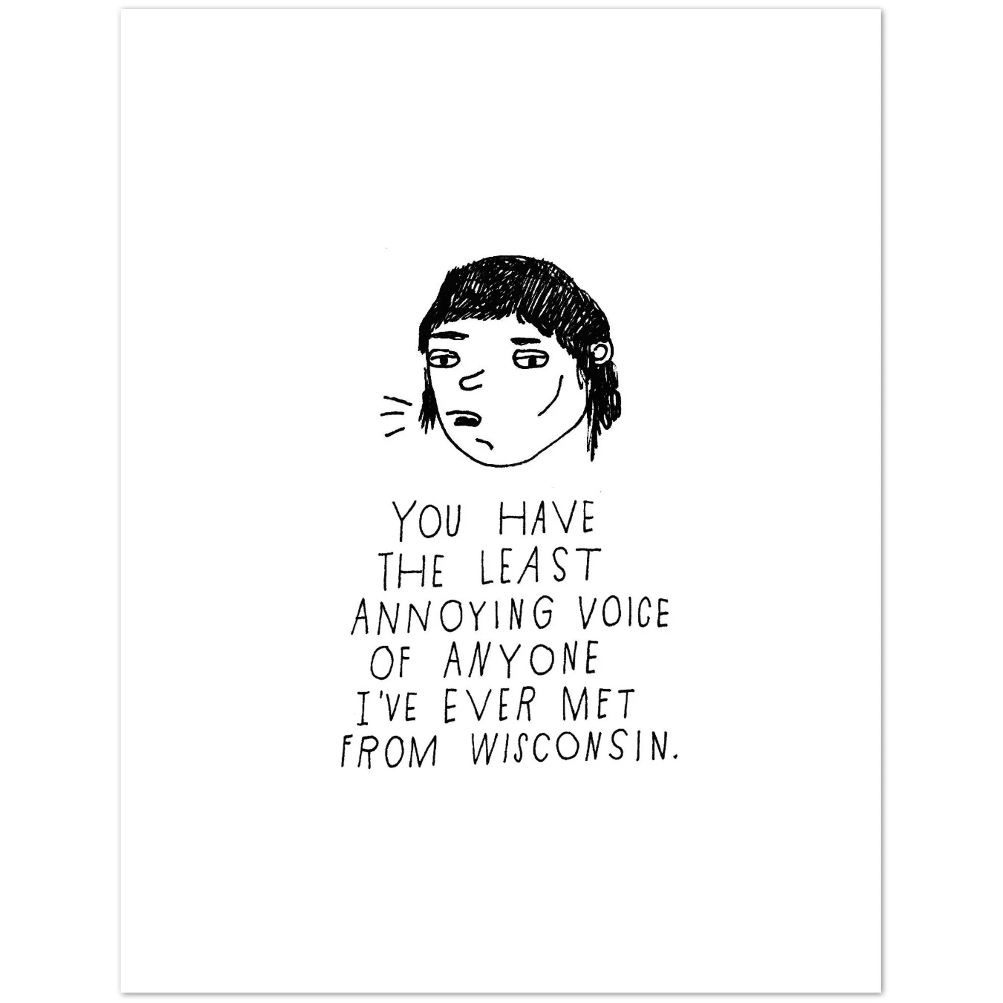 WISCONSIN - GREETING CARD