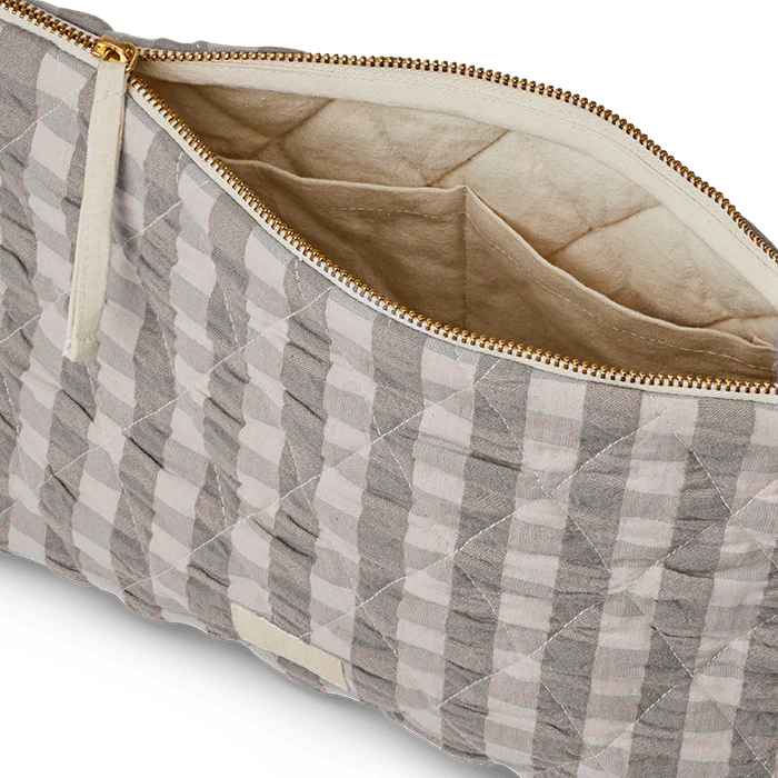 KARLA TOILETRY BAG - GREY / BIRCH