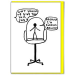 I'M BRILLIANT - CARD BY DAVID SHRIGLEY