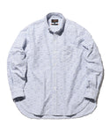 BEAMS PLUS BD BURNOUT DOT CANDY STRIPE - BLUE