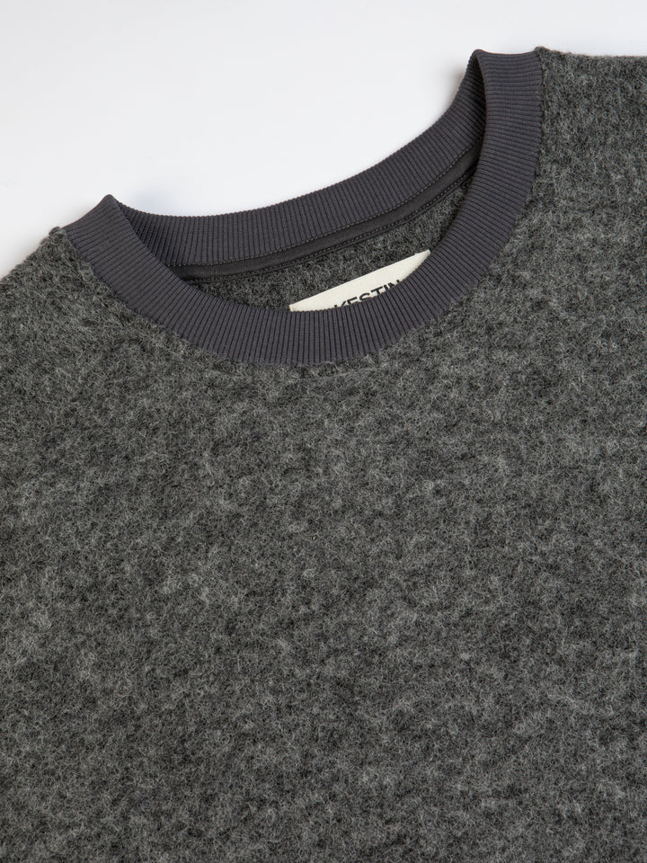 JUNCTION SWEATSHIRT ITALIAN WOOOL - GREY