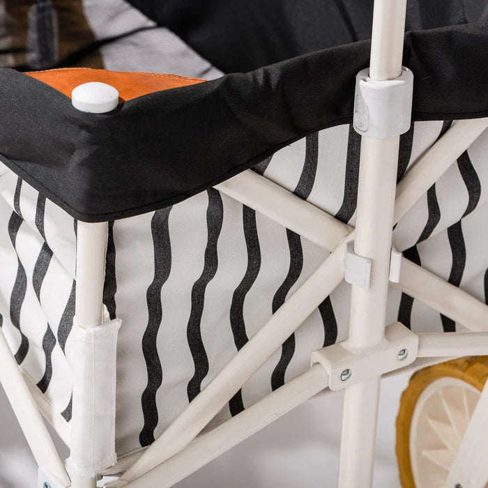 BEACH CART - MONACO BLACK STRIPE