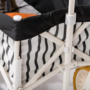 BEACH CART - MONACO BLACK STRIPE