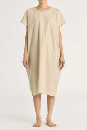 WATER FALL DRESS - OYSTER