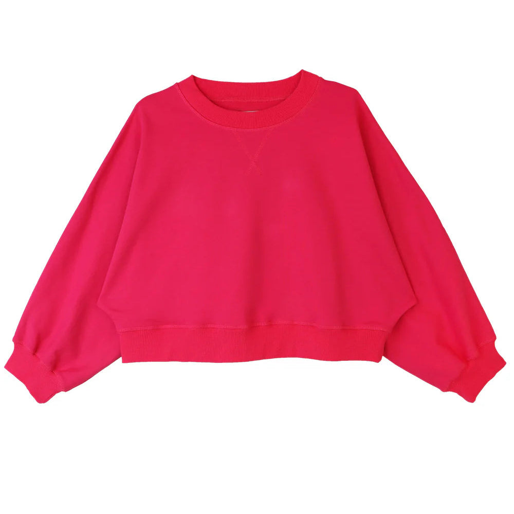 CRISPIN SWEATSHIRT - FUCHSIA