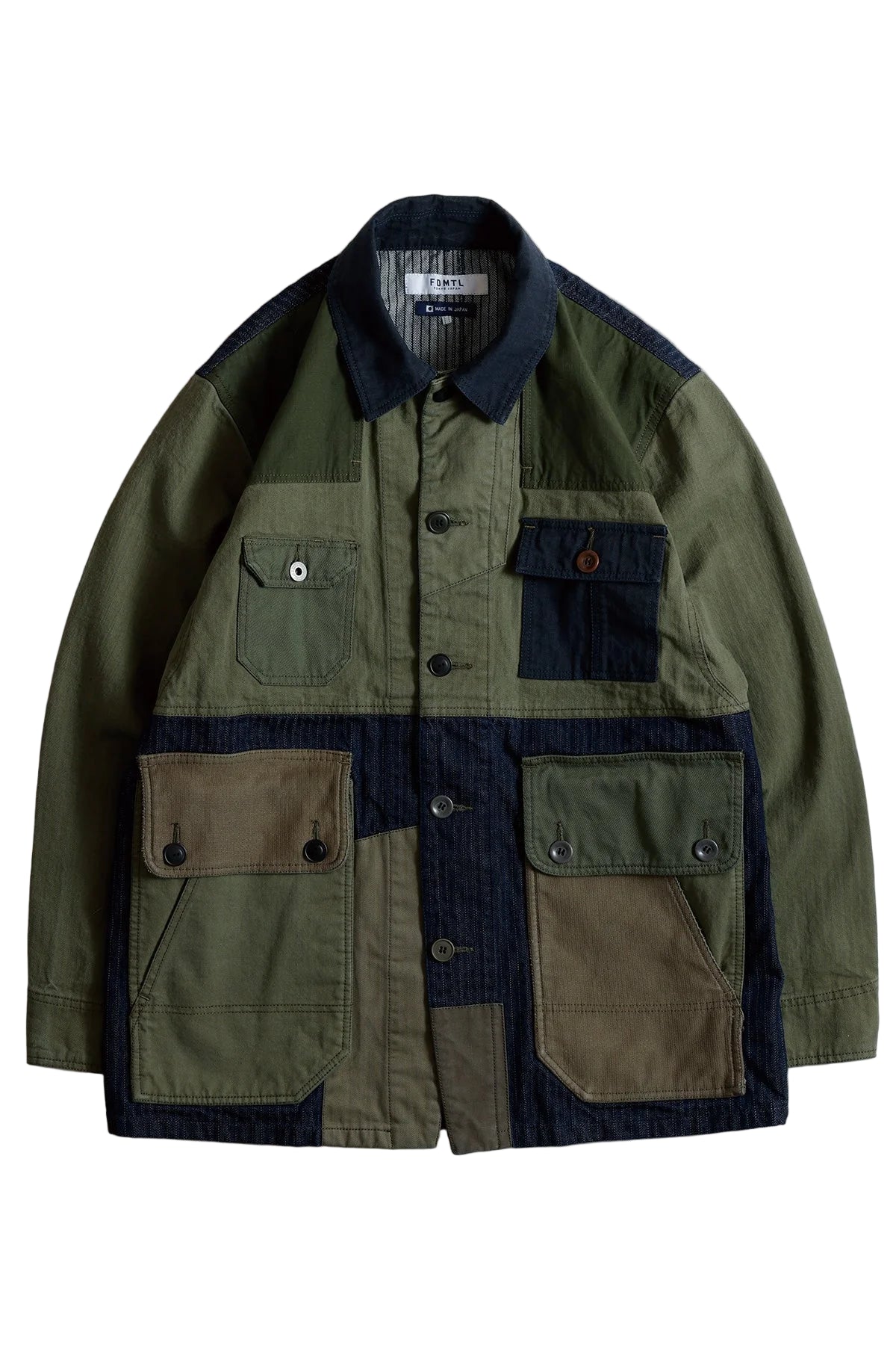 COVERALL JACKET RINSE - KHAKI
