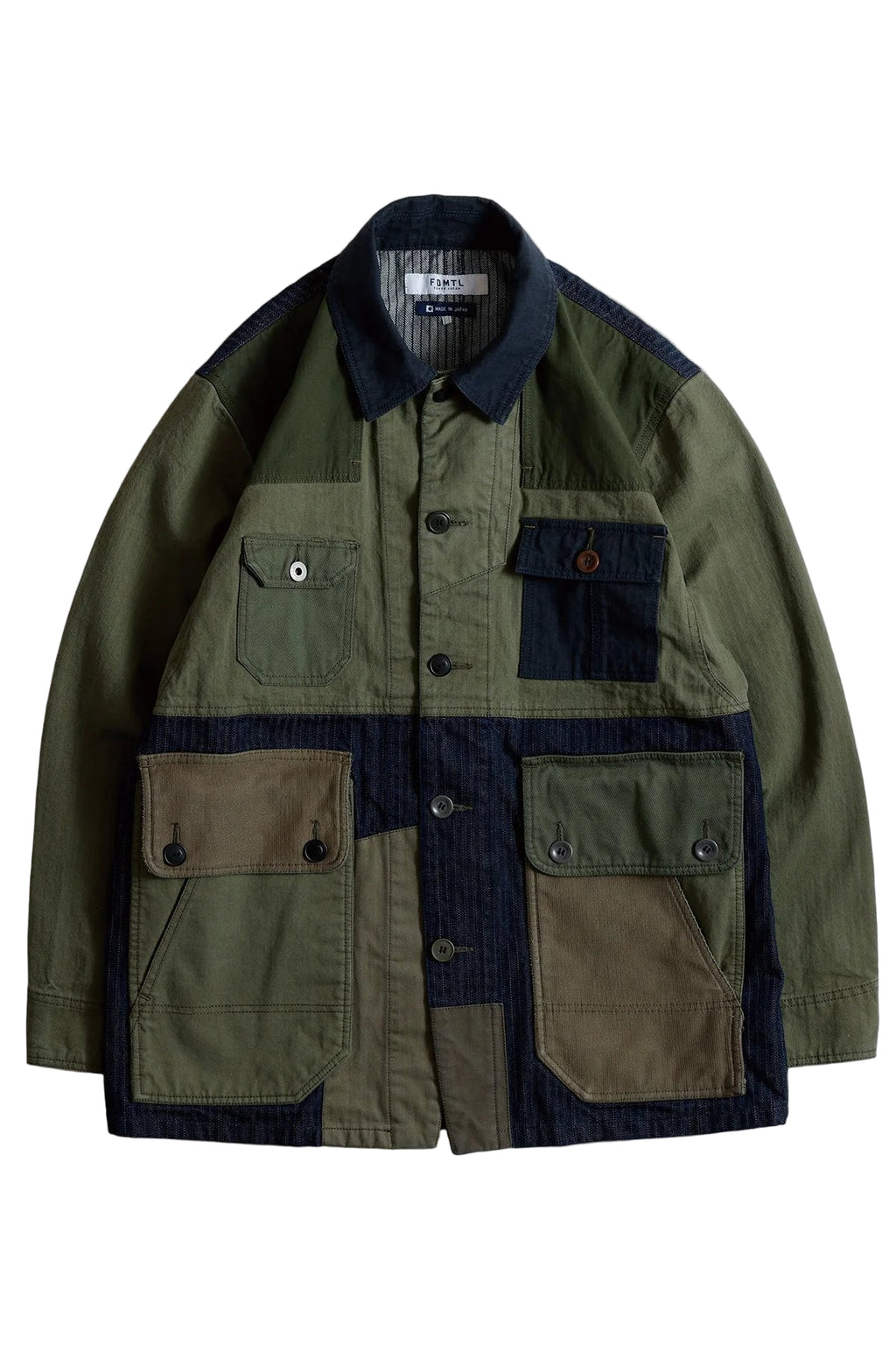 COVERALL JACKET RINSE - KHAKI