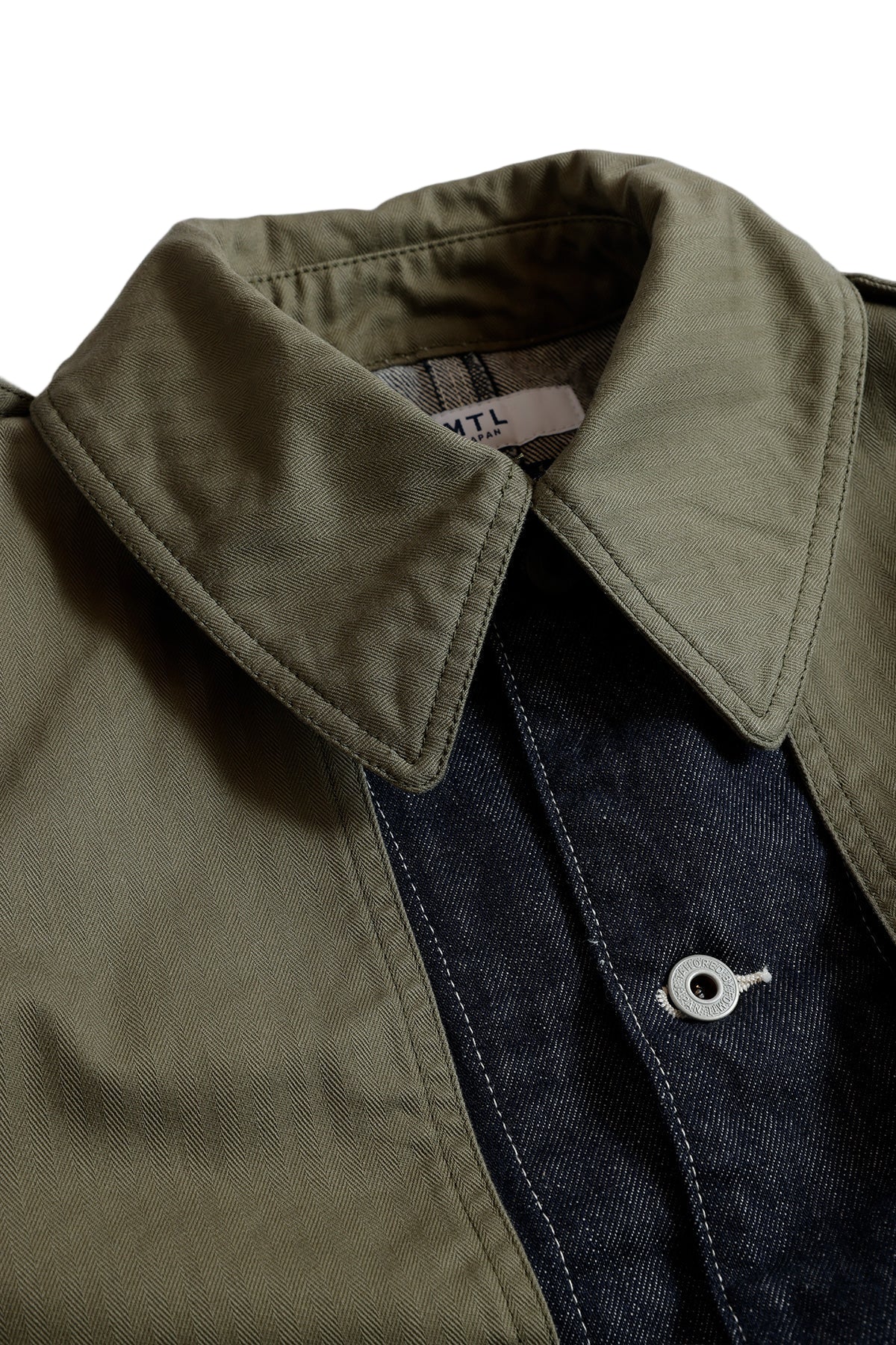 TRENCH COVERALL JACKET - KHAKI