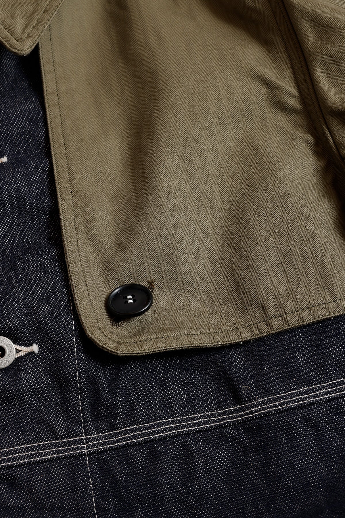 TRENCH COVERALL JACKET - KHAKI