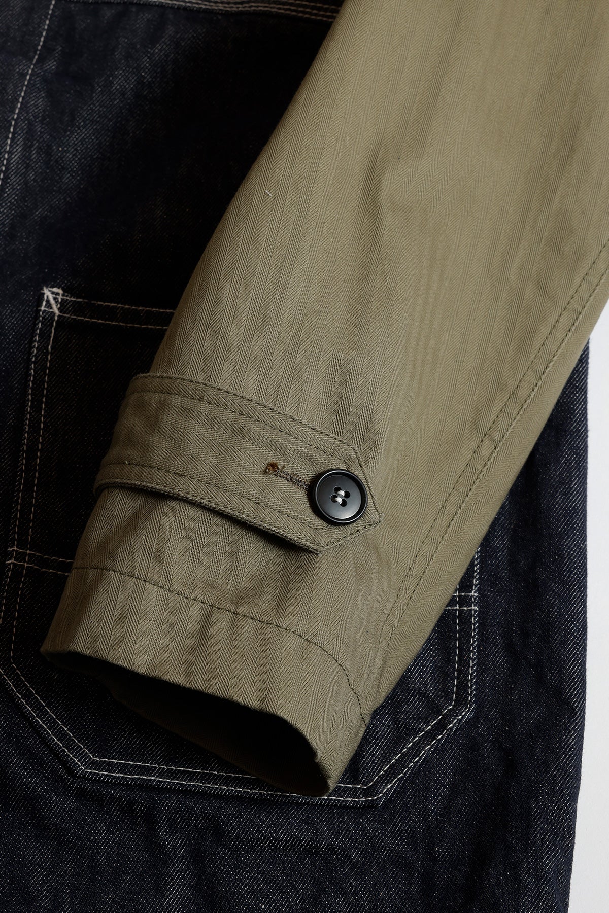 TRENCH COVERALL JACKET - KHAKI