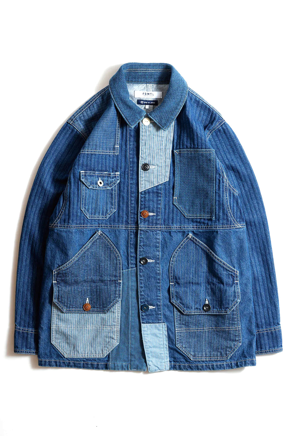 COVERALL JACKET 3 YR RINSE - INDIGO