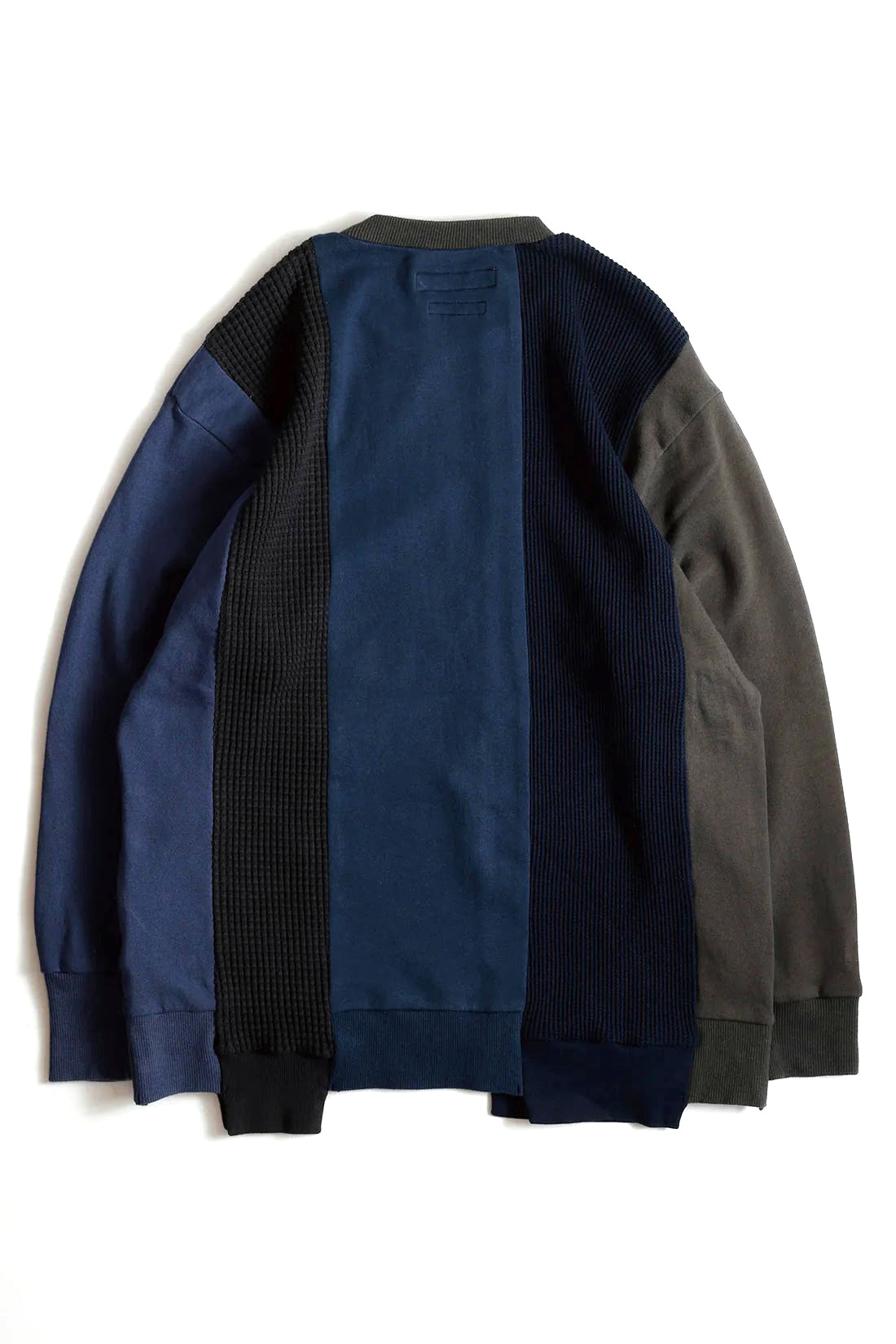 PATCHWORK SWEATSHIRT - NAVY