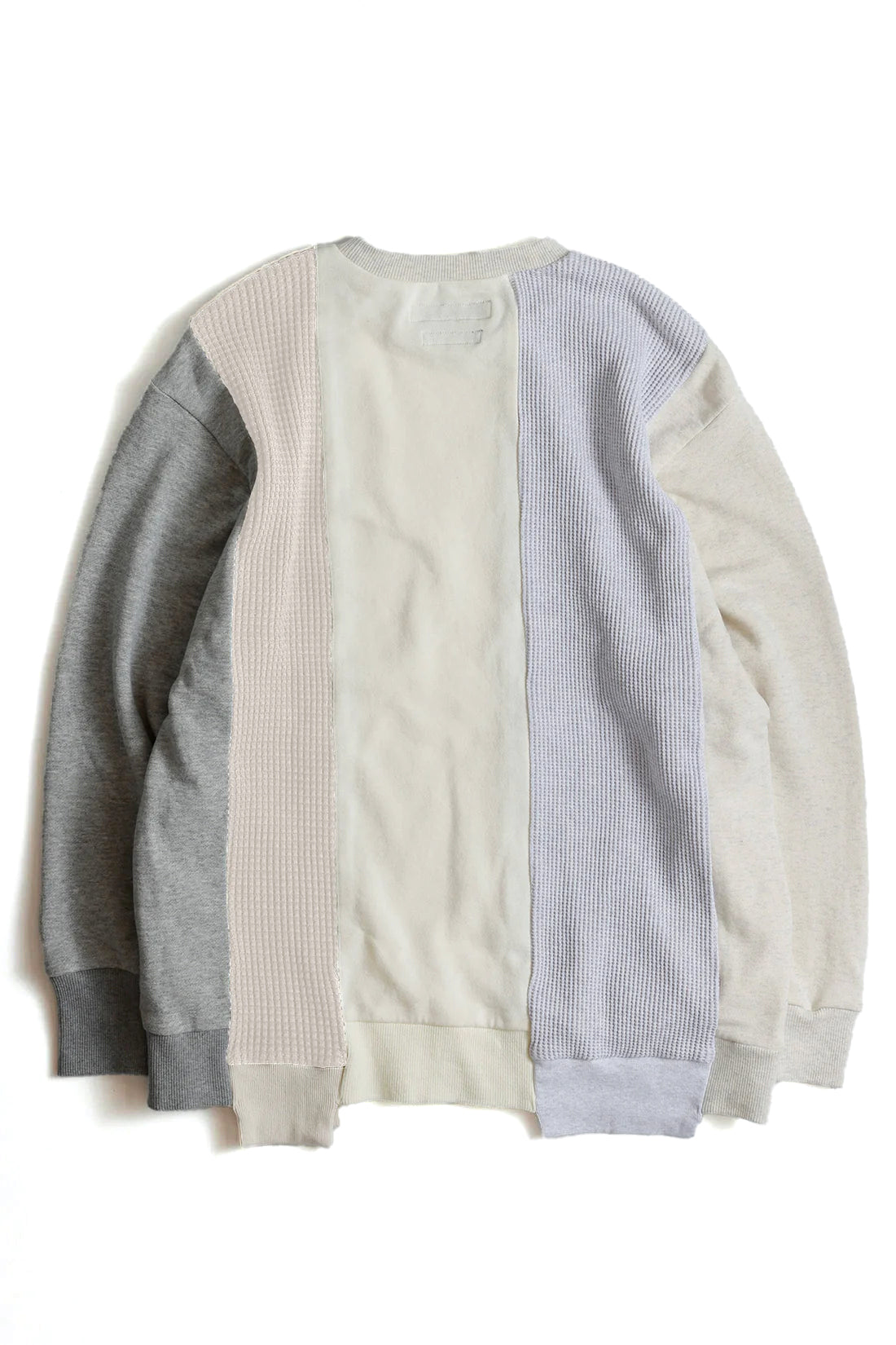 PATCHWORK SWEATSHIRT - WHITE