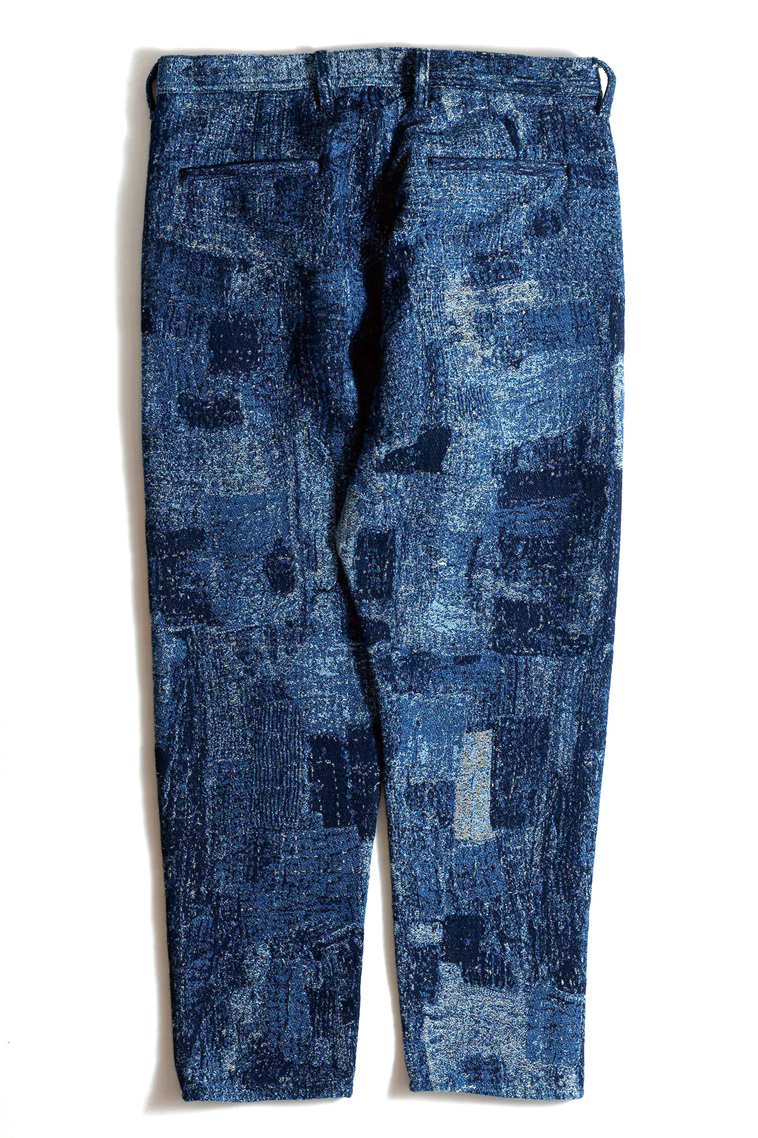 JACQUARD BORO PANTS RINSE - BORO