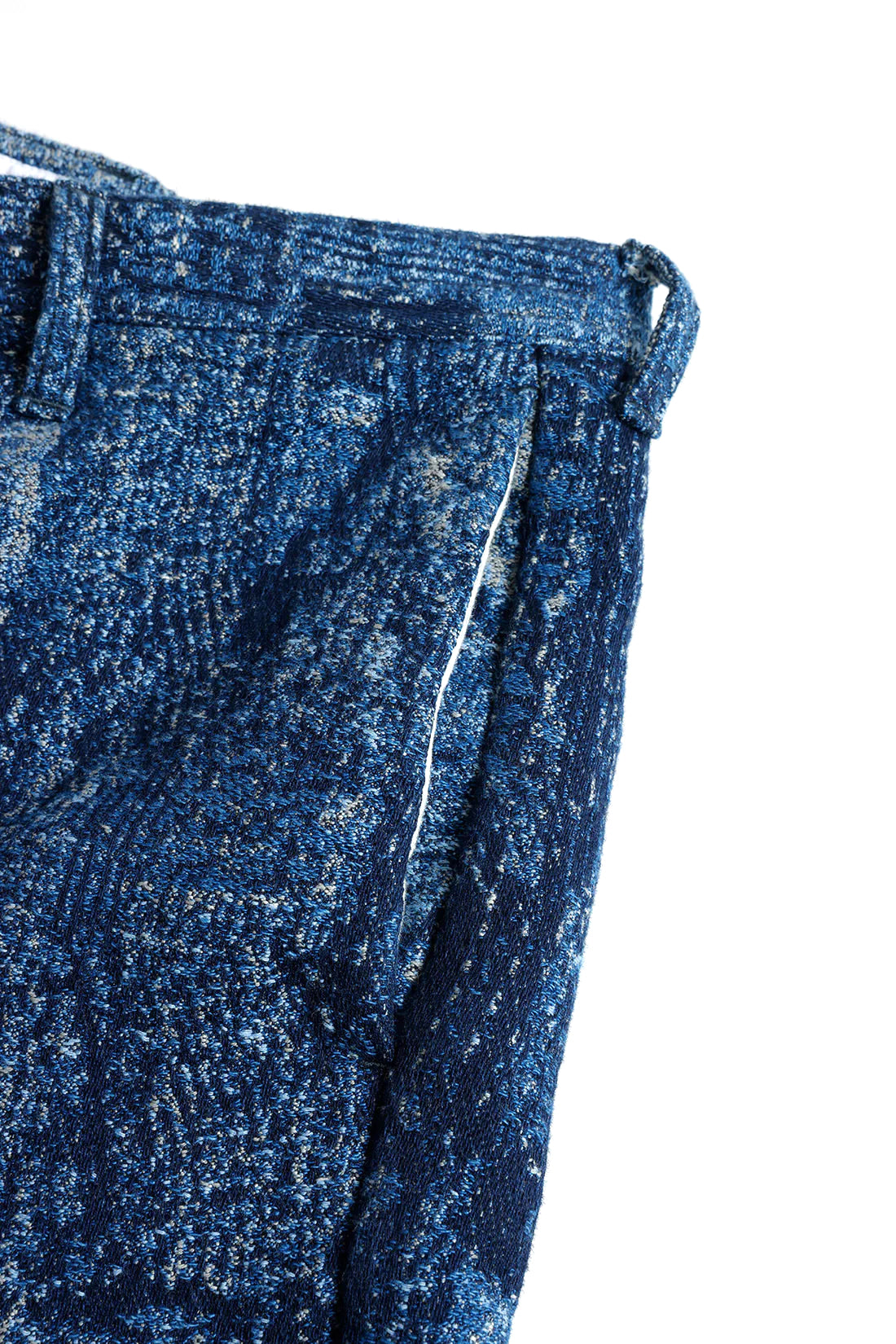 JACQUARD BORO PANTS RINSE - BORO