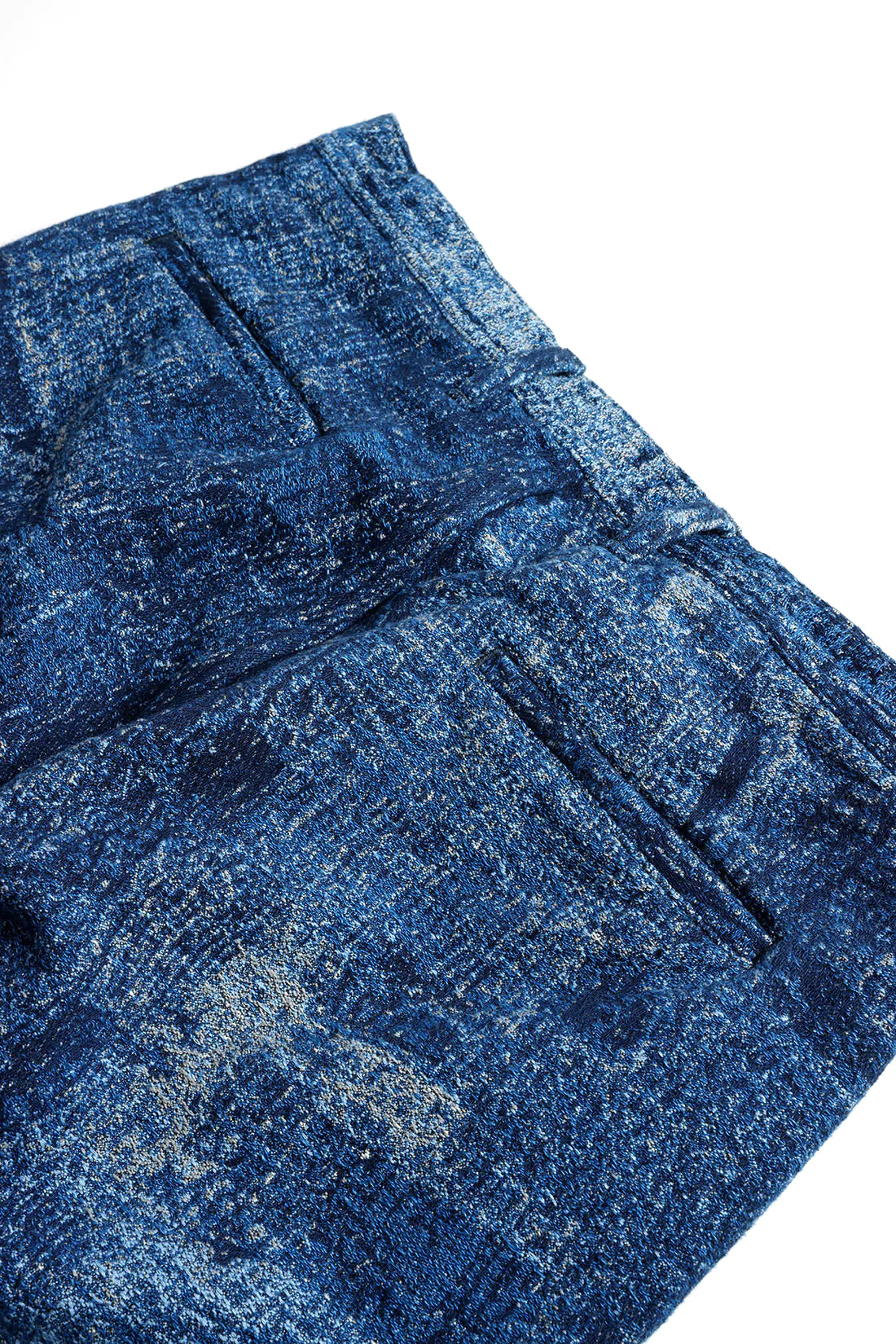 JACQUARD BORO PANTS RINSE - BORO