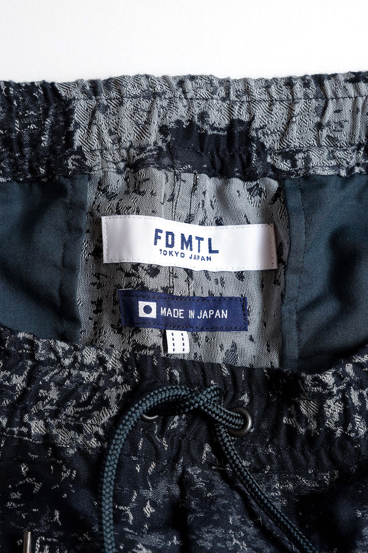 JACQUARD BORO PANTS - BLUE GRAY