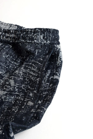 JACQUARD BORO PANTS - BLUE GRAY