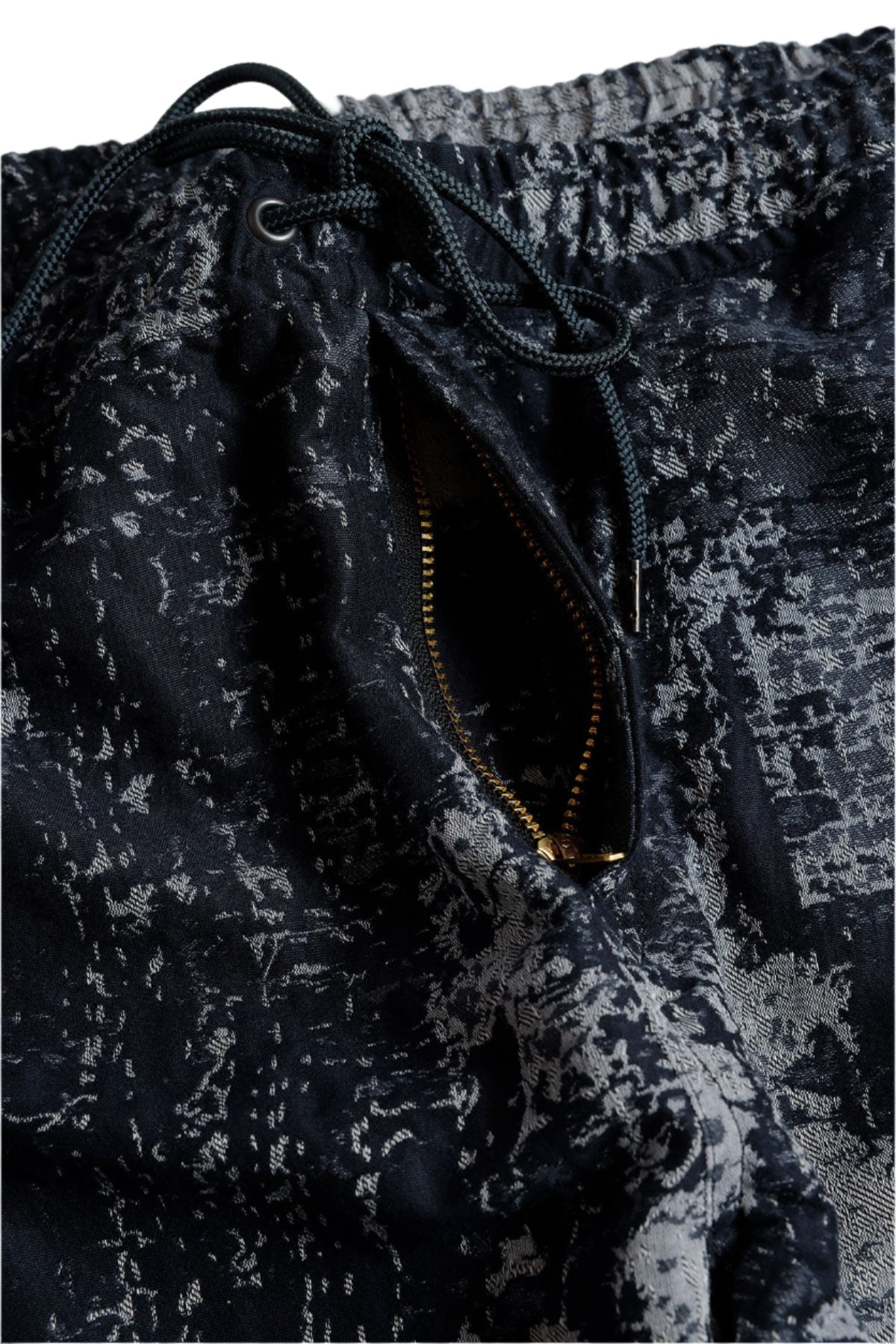 JACQUARD BORO PANTS - BLUE GRAY