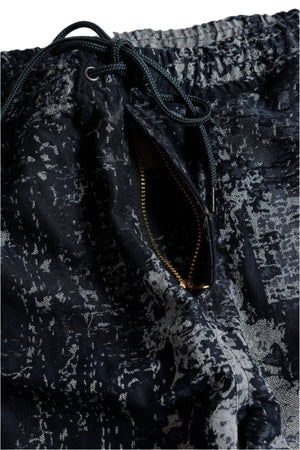 JACQUARD BORO PANTS - BLUE GRAY
