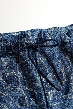 JACQUARD BORO PANTS - INDIGO