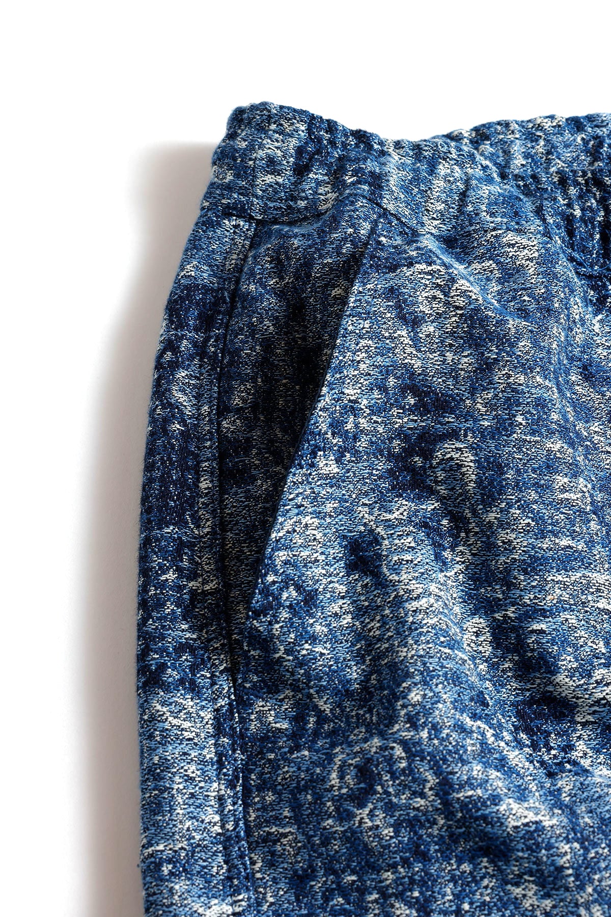 JACQUARD BORO PANTS - INDIGO